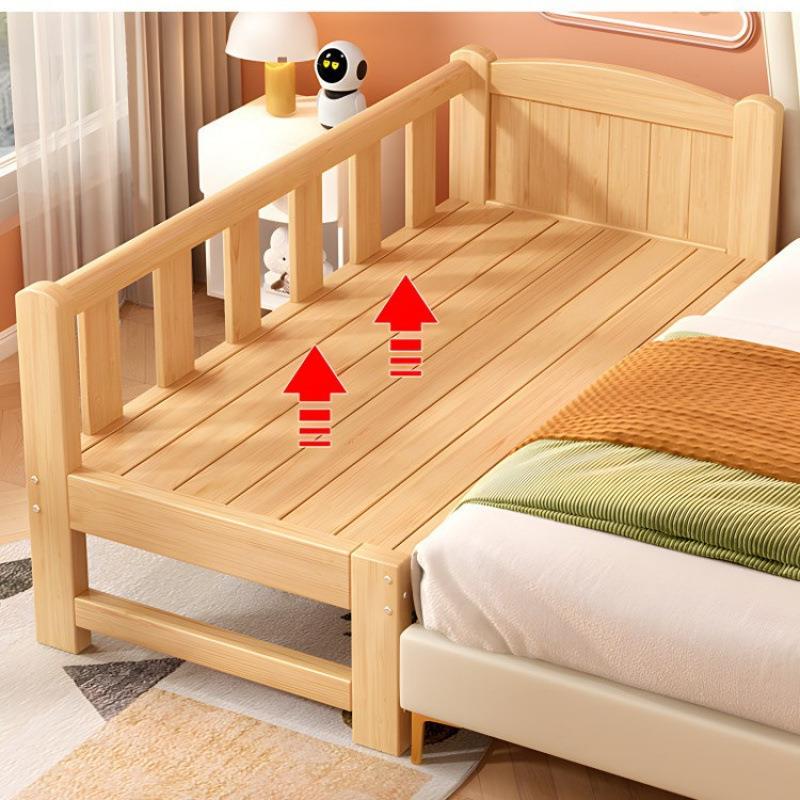 实木儿童带护栏单人床床婴儿拼接幼加宽床边床男孩女孩大2F3tGATG