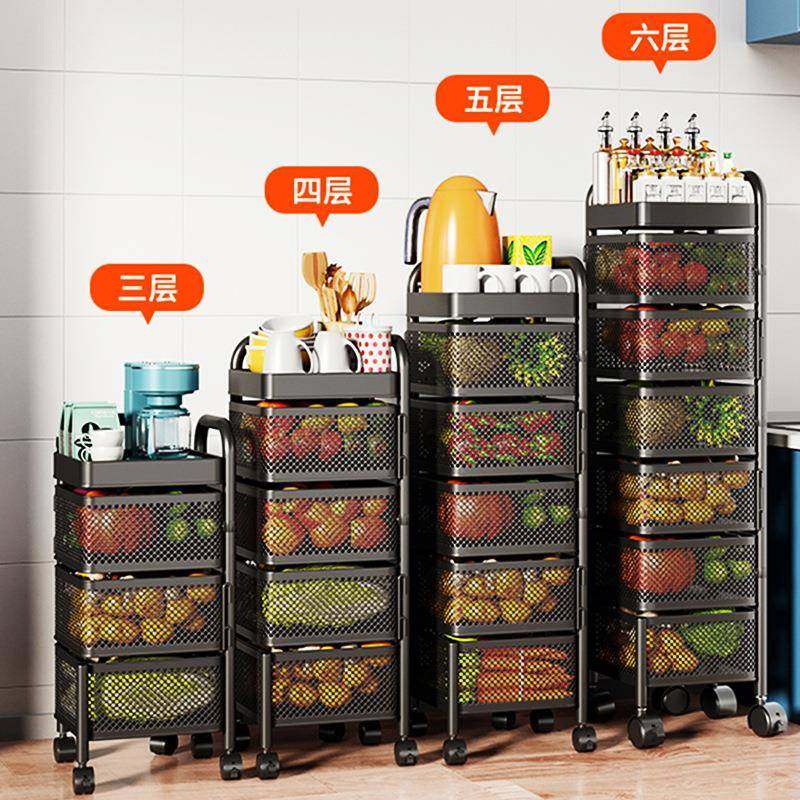 厨房旋TC100231转置物架菜收纳架家用层落地蔬推多菜车角架放果蔬,厨房/烹饪用具,抹布架/厨房清洁收纳架,淘宝优惠券,粉丝福利购,淘宝优惠卷