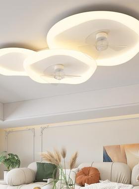 法式奶油室风云朵客厅风简无品牌/扇灯约现代智能卧吸灯创意餐顶