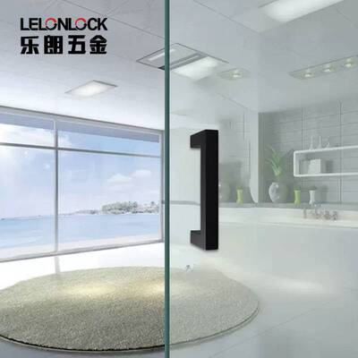 加厚美式全铜淋浴房玻璃移门拉手卫生间淋浴房客厅卧室推拉门把手