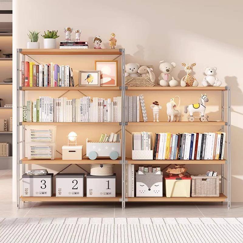 日式原木收日式置物置物架多纳整层桌面展示架落子地双层理杂志架