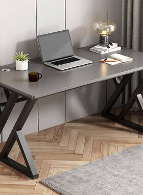 电脑桌子台式家用奢电竞桌简约轻办公桌卧室生学习桌写86935字桌