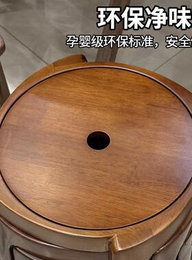 纯实木凳子可985叠放家约用现代简车圆风凳餐凳椅凳网红结实耐用