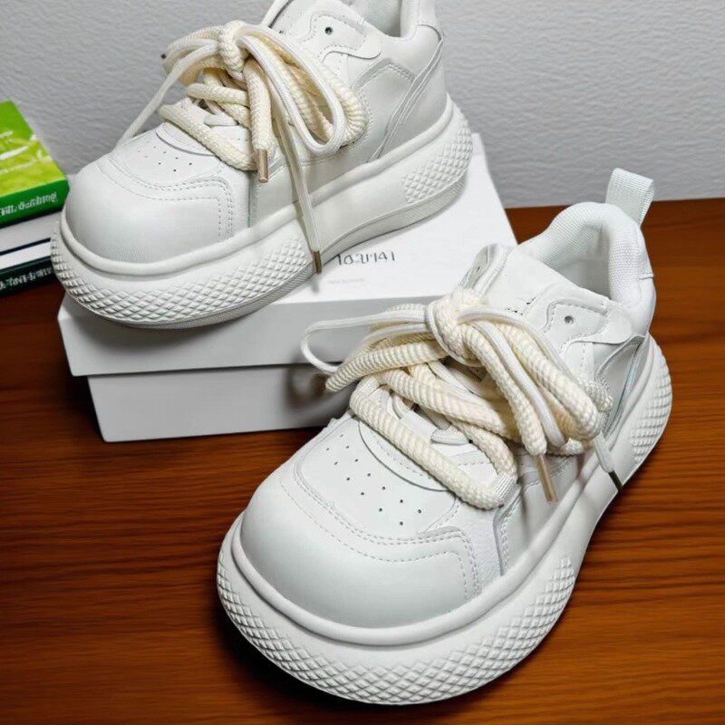 大头娃娃鞋面包鞋小白鞋女厚底增高老爹鞋休闲运动鞋加绒松糕棉鞋,女鞋,时尚休闲鞋,淘宝优惠券,粉丝福利购,淘宝优惠卷