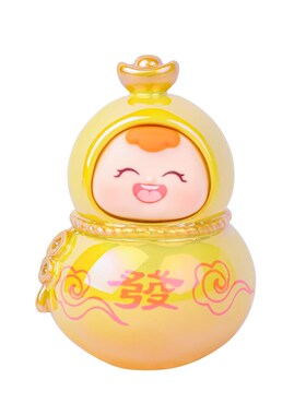 喜娃小葫芦摆件玄学解压办公室桌面工位车载装饰创意可爱新年礼物