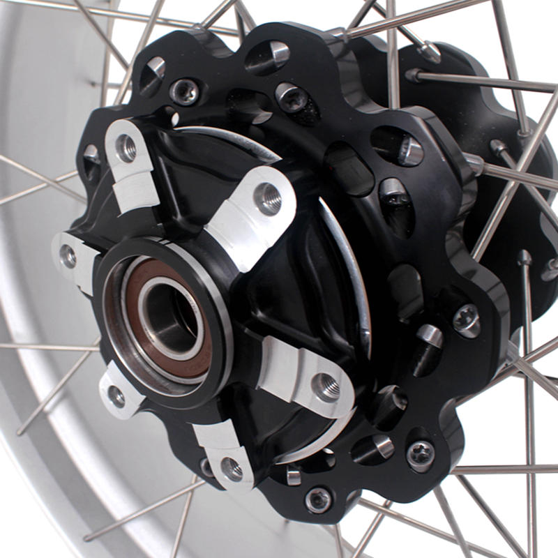 VMX-Racing斜拉式真空辐条轮毂适配凯旋T120摩托车2.5*18/4.25*17