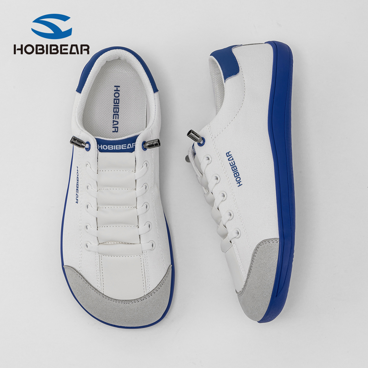 HOBIBEAR简约舒适成人鞋2025秋季新款百搭攀岩宽楦赤足潮流休闲鞋