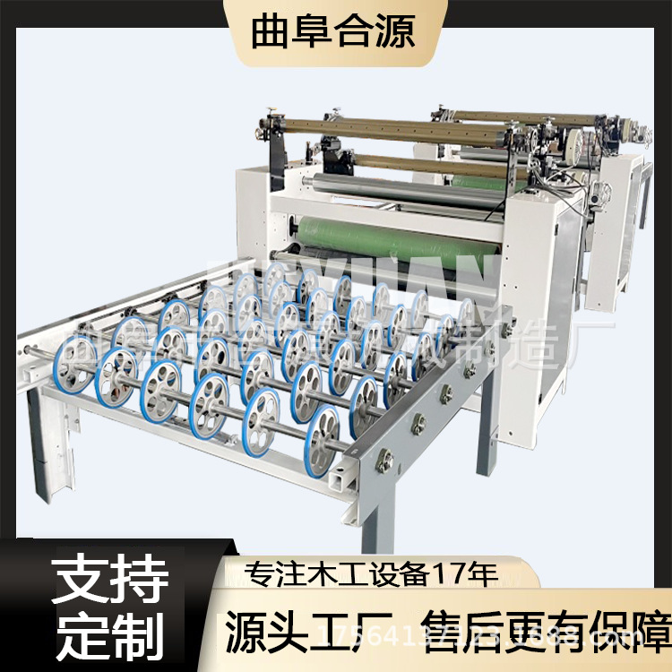 木工机械 家具板贴面机 PUR热熔胶PET覆膜平贴机 三聚氰胺贴面机