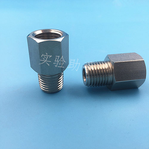 316L不锈钢直通内外丝转接头 六角内外牙等径变径直通1/4NPT G PT