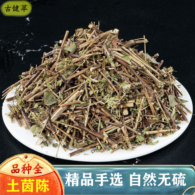 土茵陈中药材500g正品无硫新鲜牛至草山茵陈猪毛蒿土香薷官方旗舰