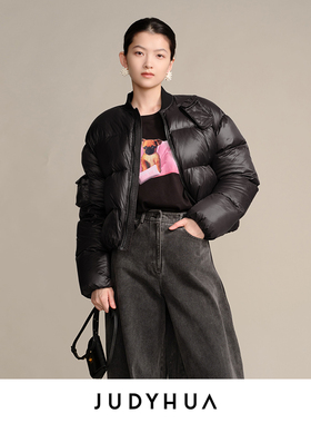 J For Judy女装冬新品冬日暖绪轻盈白鸭绒高密度羽绒服