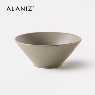 alaniz景纯莫日式拉面碗家用2025新款泡面碗大汤碗斗笠碗陶瓷碗具