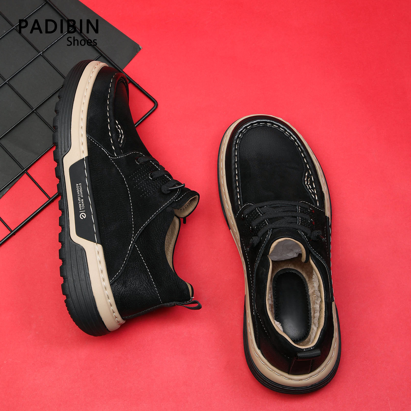 厚底舒适男士宽头运动休闲乐福鞋