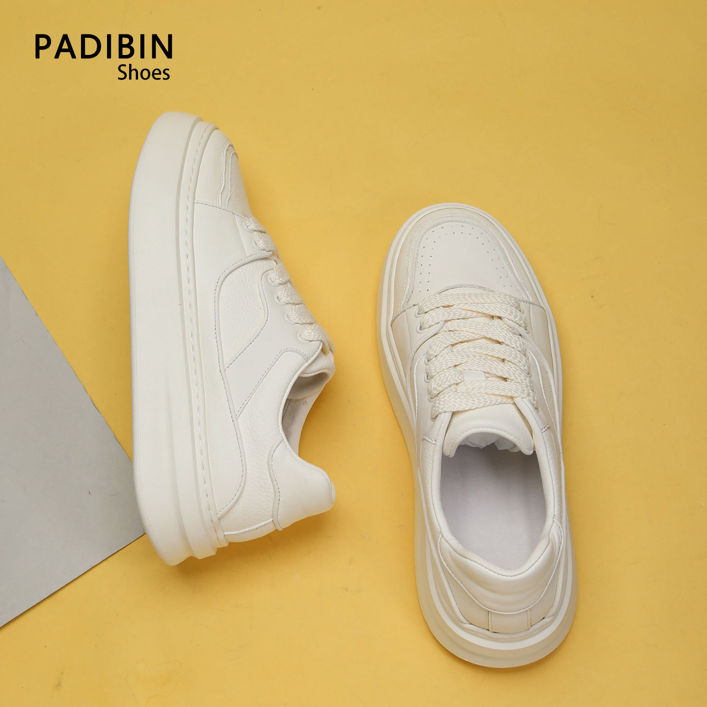 头层牛皮小白鞋2026春季新款软底轻便韩版男潮流百搭运动休闲板鞋