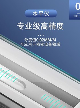 陉工条式水平仪 水平尺高精度工业级框式水平仪0.0200/50/200