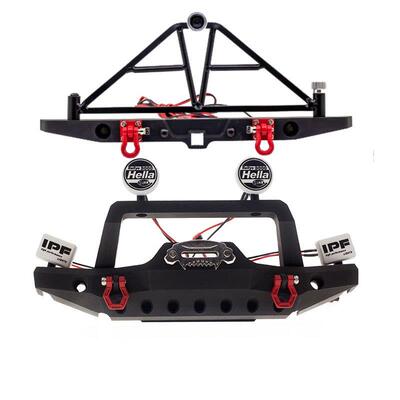 1/10攀爬车金属保险杠TRX4SCX-1090046防撞杆骑士前后杠