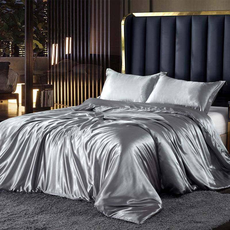 I9EK轻奢22姆米真丝四件套双面裸睡桑蚕丝丝绸被套纯色冰丝床单床,特色手工艺,其他特色工艺品,淘宝优惠券,粉丝福利购,淘宝优惠卷