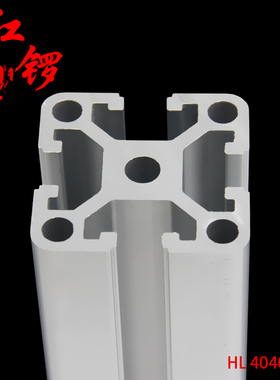 红锣工业铝型材 欧标4040 W3H 加厚铝合金铝方管流水线设备铝材