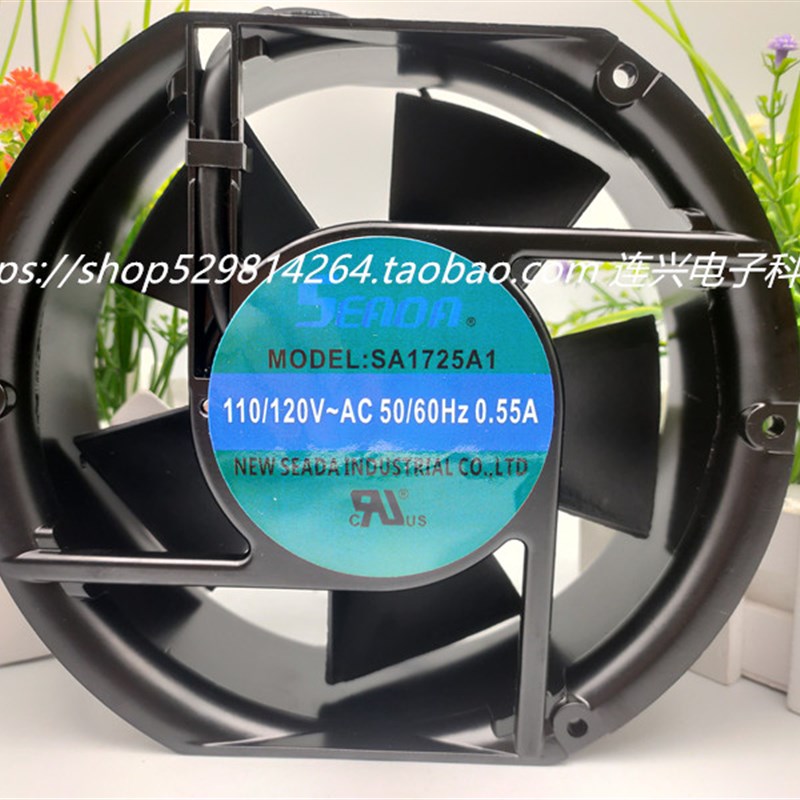 台湾SEADA轴流风机SA1725A2 /A1/A3 220V/110V/380V 机柜散热风扇