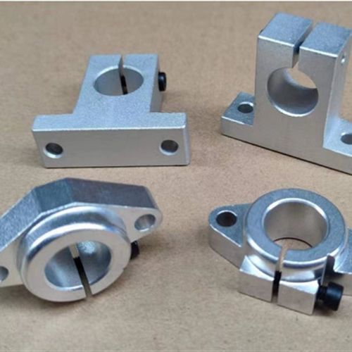 光轴固定铝座导向轴支座GFF01/GFC01-D8/10/12/16/20/25/30/35/40