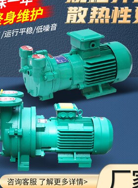 2BV水环式真空泵工业用2060/2061/2070/2071高真空水循环泵耐腐蚀