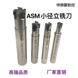 悍狮霸数控ASM0712加工中心小径铣刀杆钨钢抗震立铣刀ADMT070208
