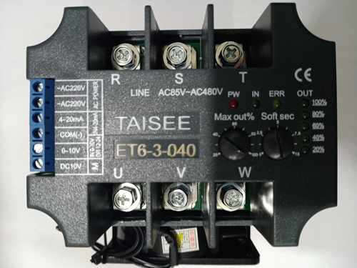 ET6-3-040 ET6 ET6-3-040P 40A三相电力调整器TAISEE台湾泰矽电子