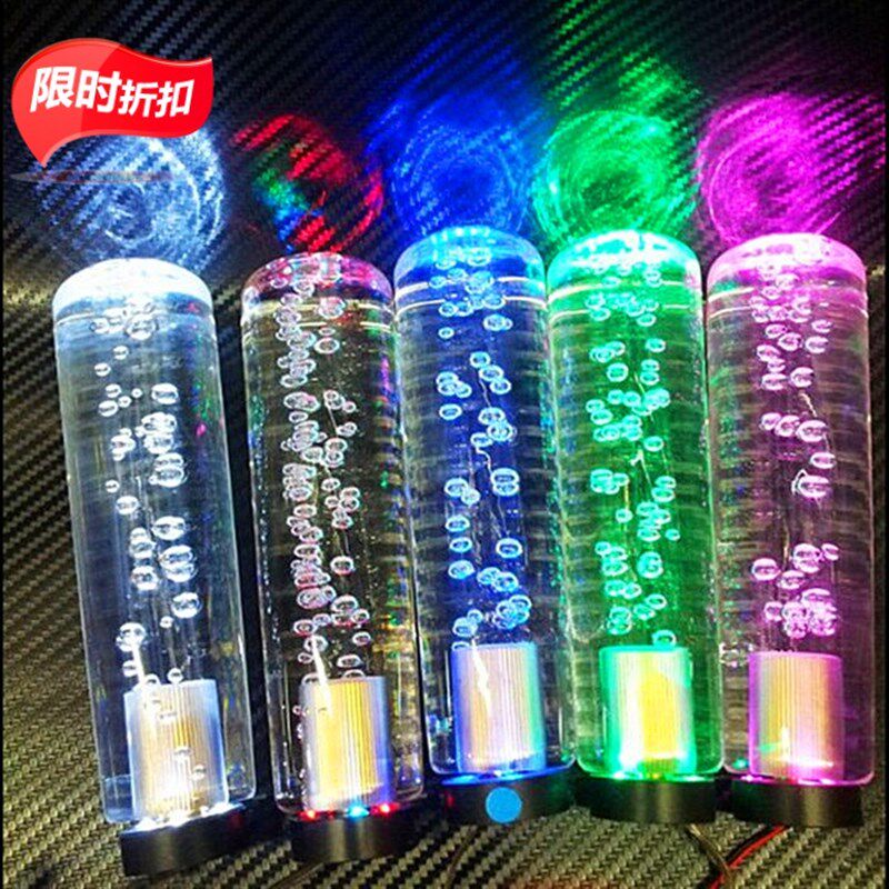 汽车改装加长水晶排档头 个性LED夜光排挡头 自动手动波排档杆