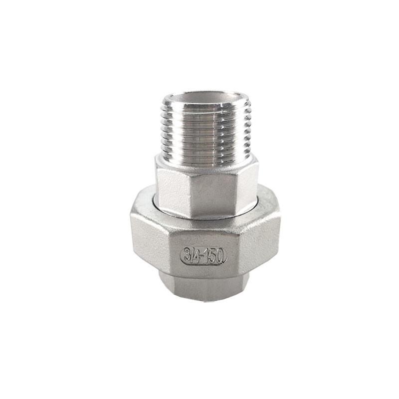 304不锈钢内外丝活接由任316精铸六角螺纹油拧活节油任丝扣牙接头