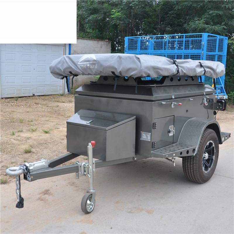 0.5吨野营帐篷拖车汽车小拖车野营车房车拖车越野车汽车小拖车