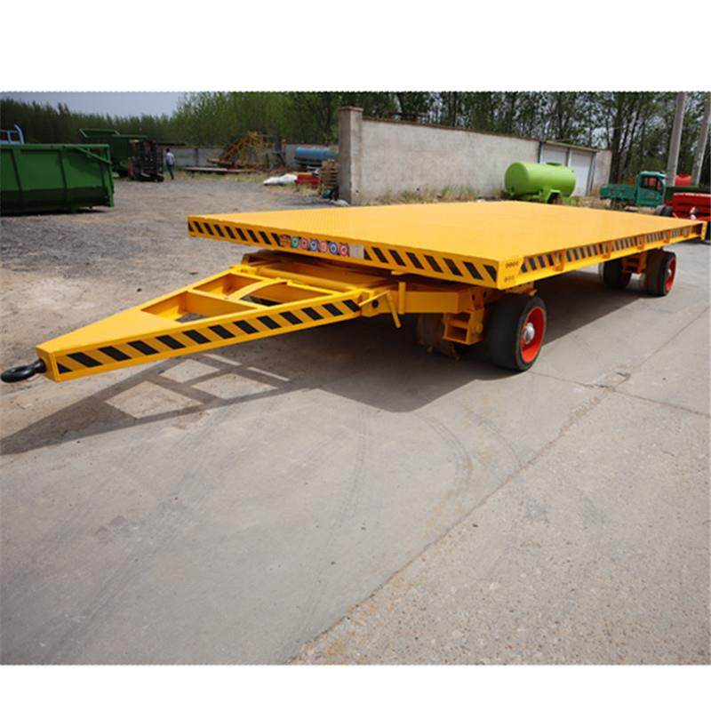 shenzong牌0吨平板拖车重型平板车厂内转运挂车