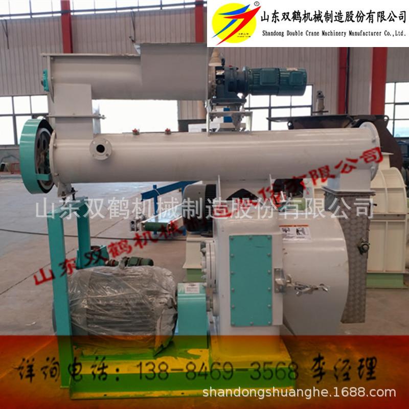 420制粒机多少钱2023报价鸡饲料、猪饲料环模制粒机成套设备