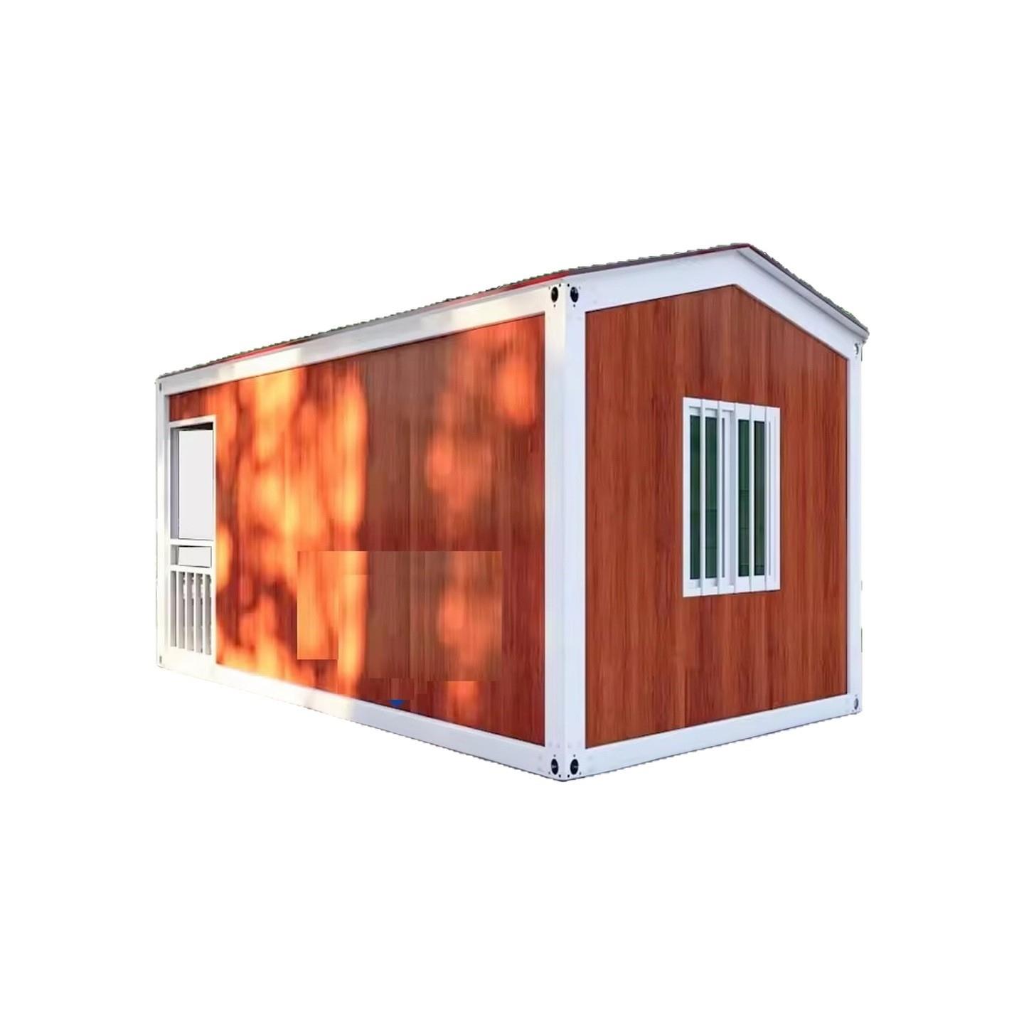 集装箱移动活动板房家用住人临时办公室带玻璃幕墙螺丝拼接免电焊