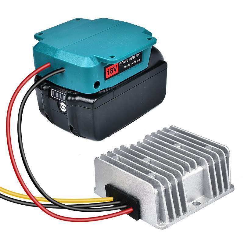 适用于Makita牧田18V转12V15A180W降压器BL1860适配器多机通用