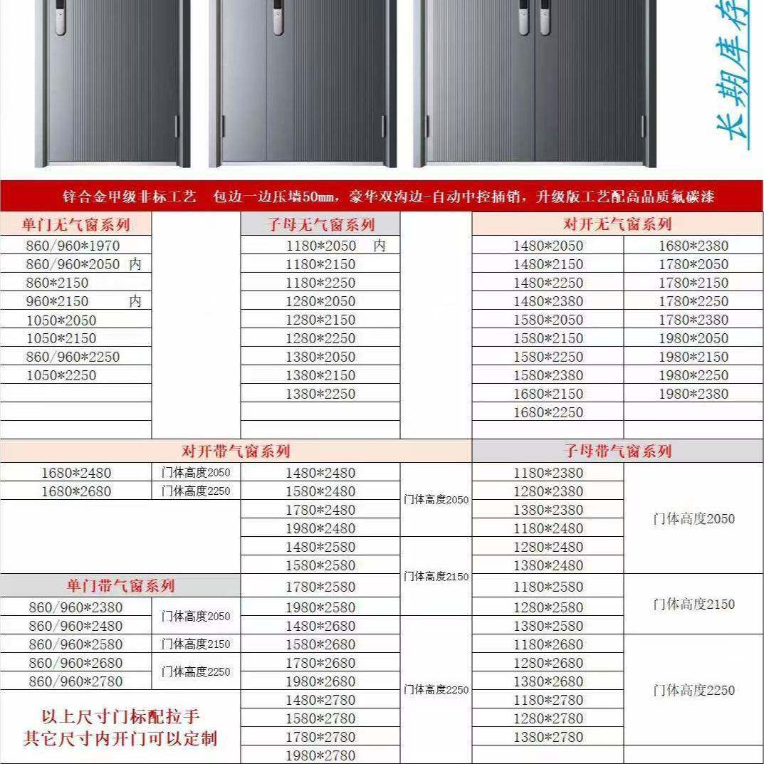 家用防盗门公寓入户安全门带气窗通风进户门入户门农村室外防晒门