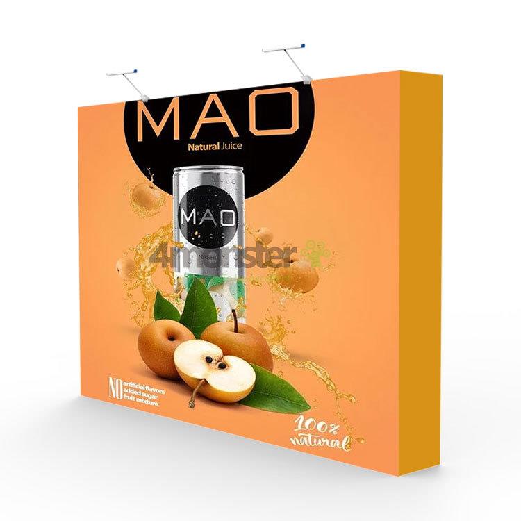 一拉成型快幕秀铝合金框架活动庆典年会背景专用签到墙拉网展架