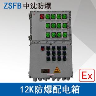 中沈BXMD58 12K防爆照明动力配电箱1进12出铝合金防爆开关电箱IIB