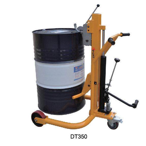 供应虎力DT350欧式油桶搬运车简易手动油桶搬运车