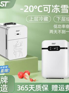 适用于SAST车载迷你小冰箱mini宿舍出租房小型母乳单人用冷藏箱车