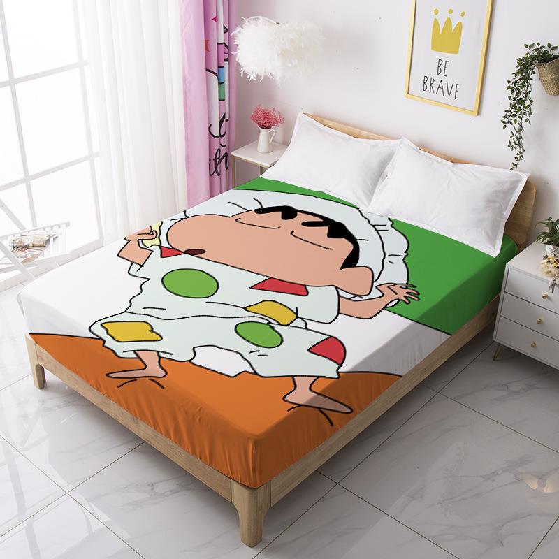 小新印花全幅床笠磨毛床罩双人席梦思保护套1.5m/1.8米床