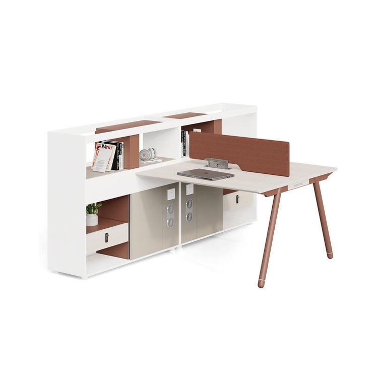 KuiShue巨树双人位职员桌公司卡位办公桌转角卡座组合电脑台