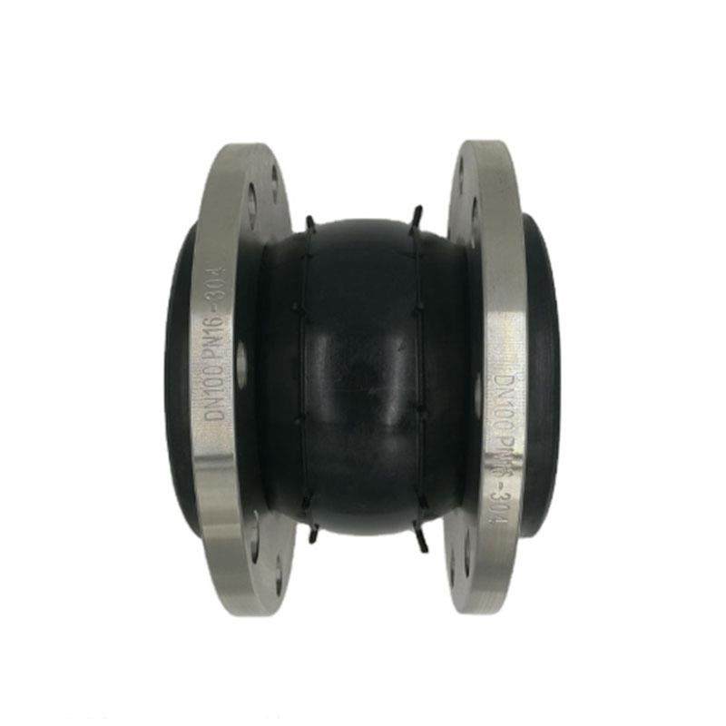 派瑞橡胶接头天然橡胶合成橡胶接头不锈钢法兰软接头伸缩接头