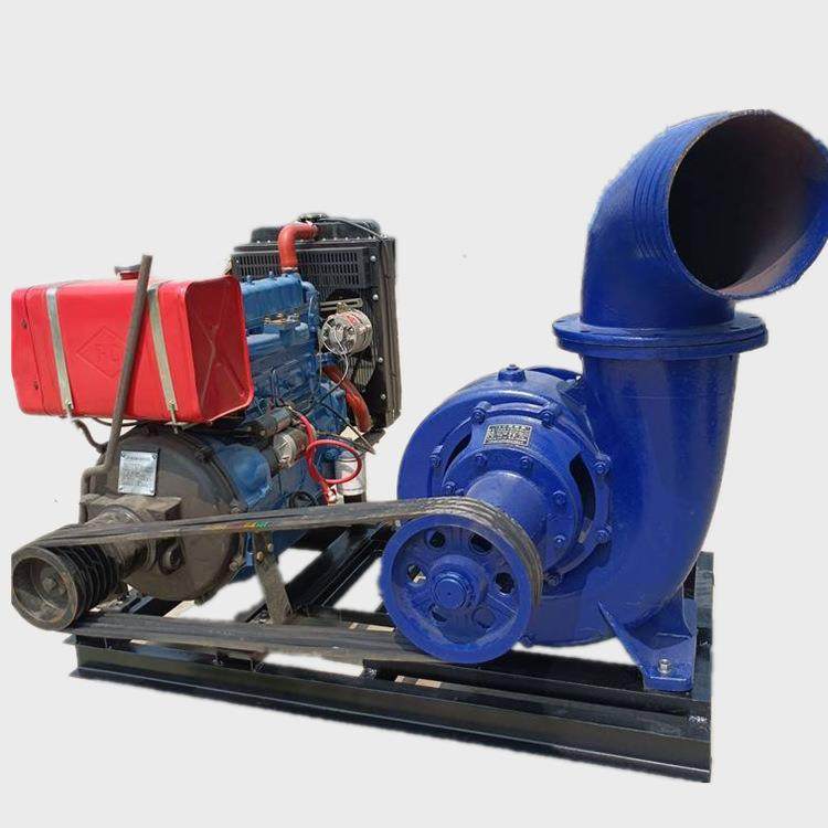 一尺二混流泵柴油机12寸抽水泵980立方水量防汛排水