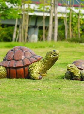 仿乌龟园林景观件玻璃钢摆雕塑户外EYD动物花园真山水假池庭院装