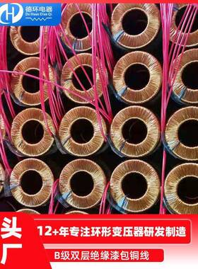 广州环形形变压器低频100w24v变摩压器按椅12v环变压器IQL闪电拿
