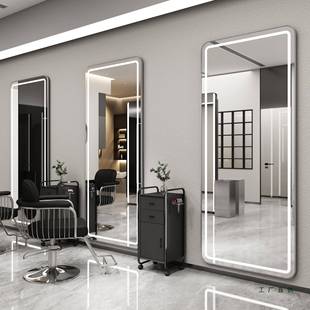 理发店镜子落发地镜美发店镜子镜台发廊专约用背剪镜985简烫染轻