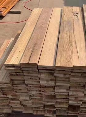 老门化风做旧板实木地板榆木原木旧门板板CMO复古老榆木风木化板