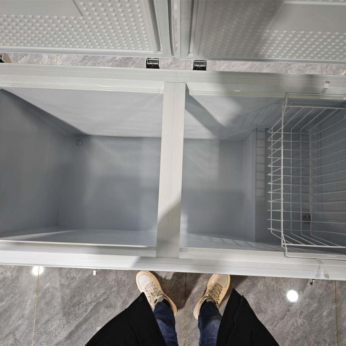 商用藏冷柜保鲜工作台饭店后铜管冷设备厨操作双台温冰445柜冰箱