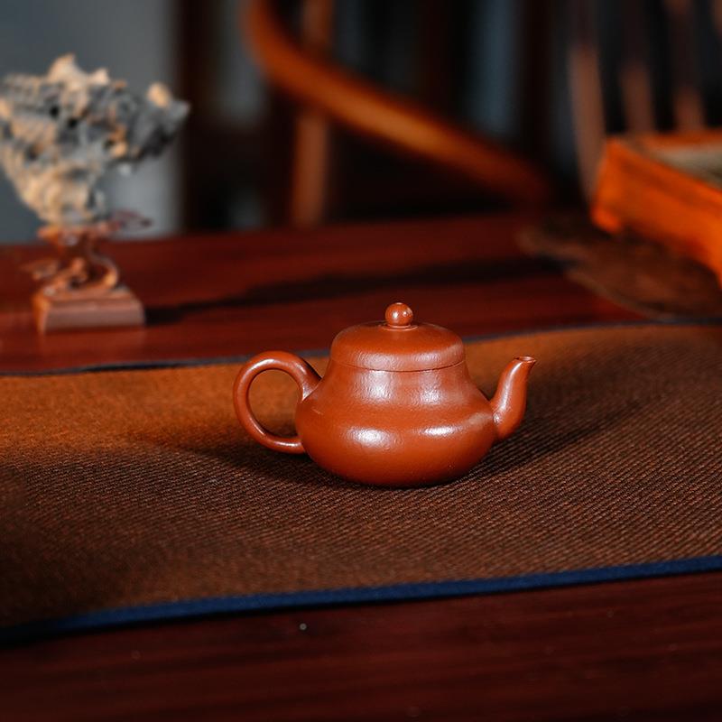 宗宜兴紫壶原矿朱泥纯工君正德家用中式手砂泡茶壶茶具小品10NCC0