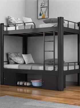 铁架床学校公加厚型材床工地双床人高低床员工QQY宿床舍双层寓上